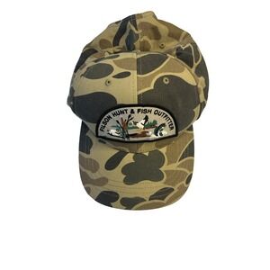 Filson Hunt & Fish Outfitter Duck Camo Trucker Men Hat Outdoor Adjustable